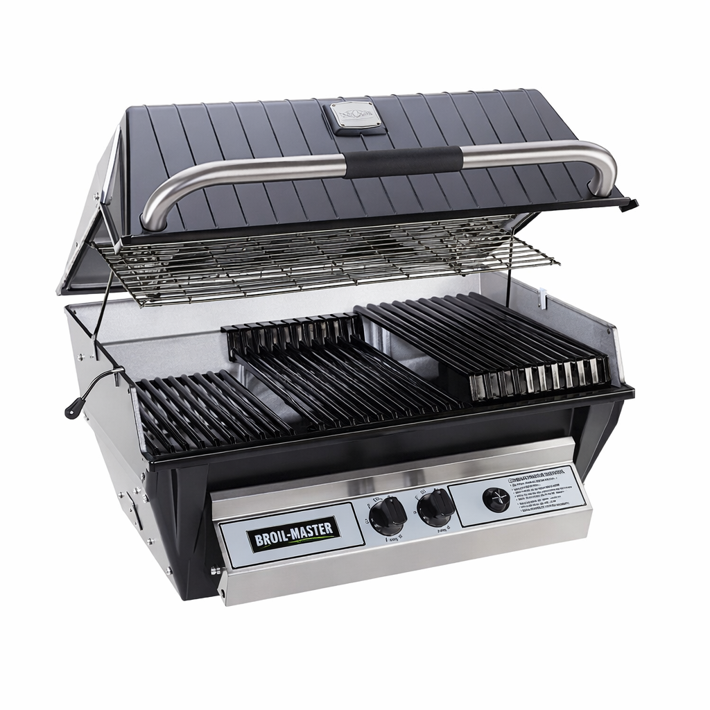 Super Premium Propane Grill Head with Stainless Steel Burner & Extra Tall Lid
