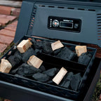 40In. Digital Charcoal Smoker in Gray , 1320 Sq. In. of Cooking Space