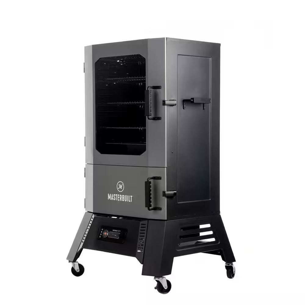 40In. Digital Charcoal Smoker in Gray , 1320 Sq. In. of Cooking Space