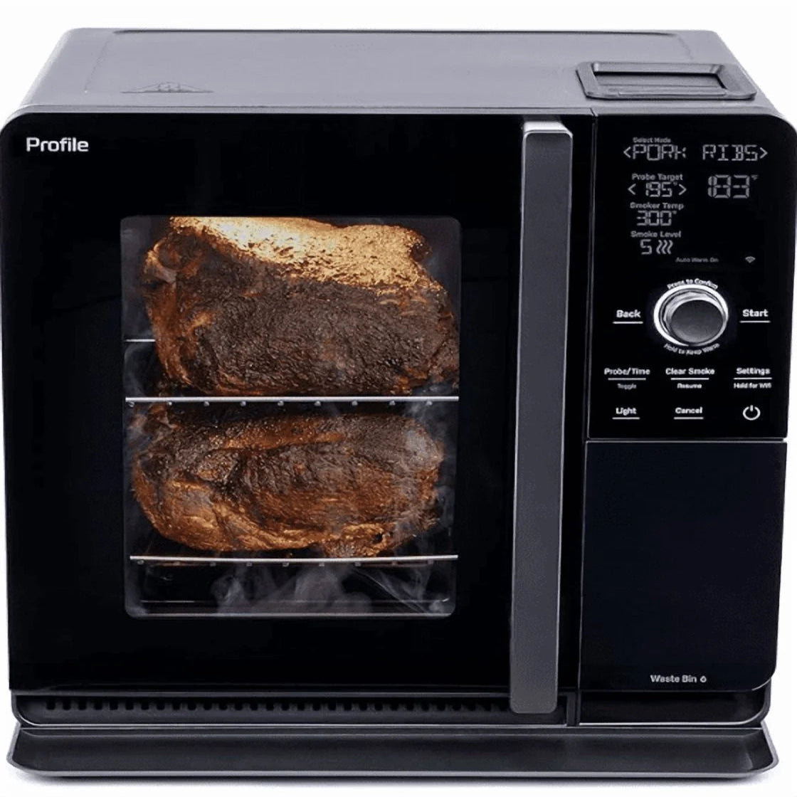 Profile Wood Pellet Food Smoker with Active Smoke Filtration and Precision Smoke Control