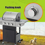 Propane Grill 3 Burner Barbecue Grill Stainless Steel Gas Grill with Side Burner & Grill Cover