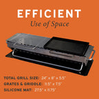 Hibachi Grill Outdoor - Yakitori Grill - Japanese Grill Tabletop Charcoal Gri...
