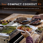 Hibachi Grill Outdoor - Yakitori Grill - Japanese Grill Tabletop Charcoal Gri...